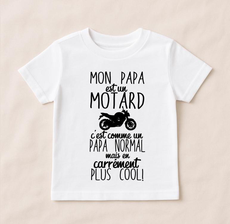 body bébé personnalisé Mon Papa Est un Motard Pilote - bébé, idée cadeau orignale de naissance fête des pères, cadeau papa motard suzuki