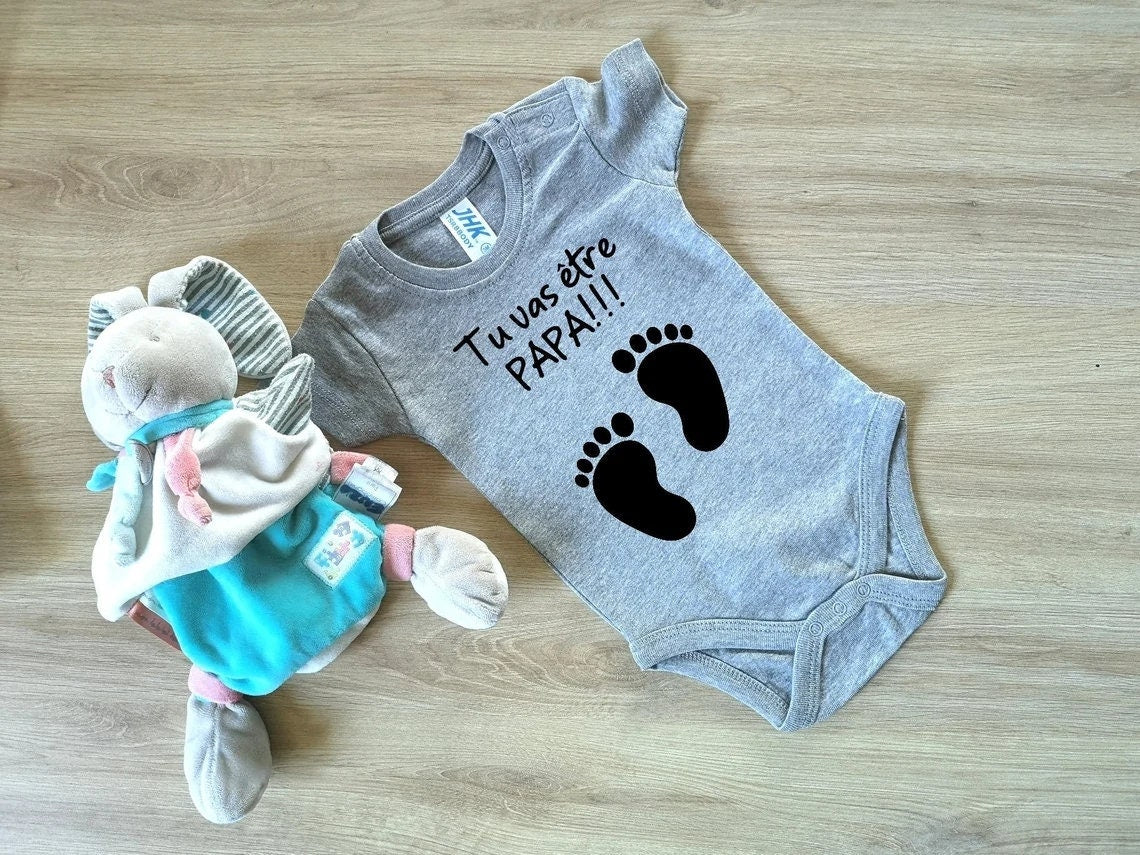 Body bébé différents modèles pour annonce de grossesse ou cadeau de naissance, j'arrive bientôt, femme enceinte, future maman parents
