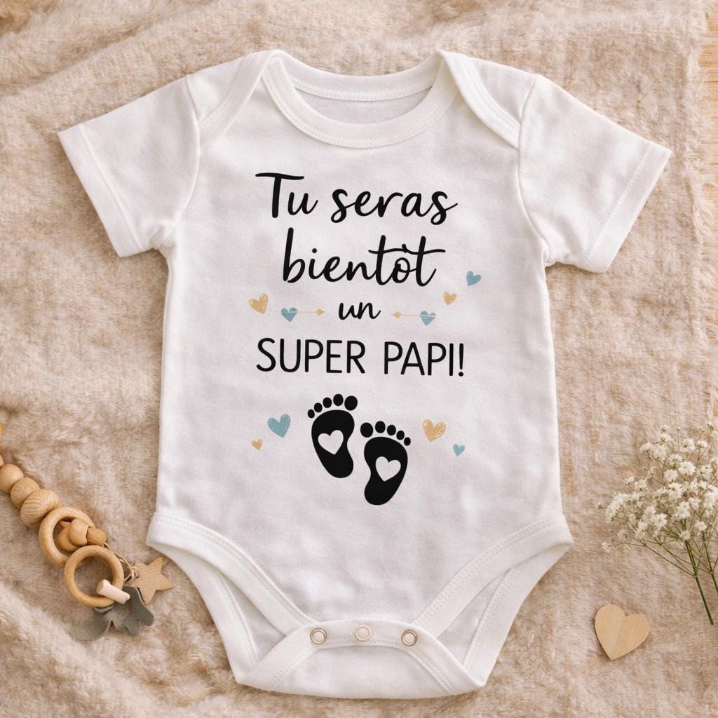 Body bébé annonce grossesse personnalisée | Futur papi mamie tonton tata parrain marraine | annonce naissance | Cadeau famille grossesse