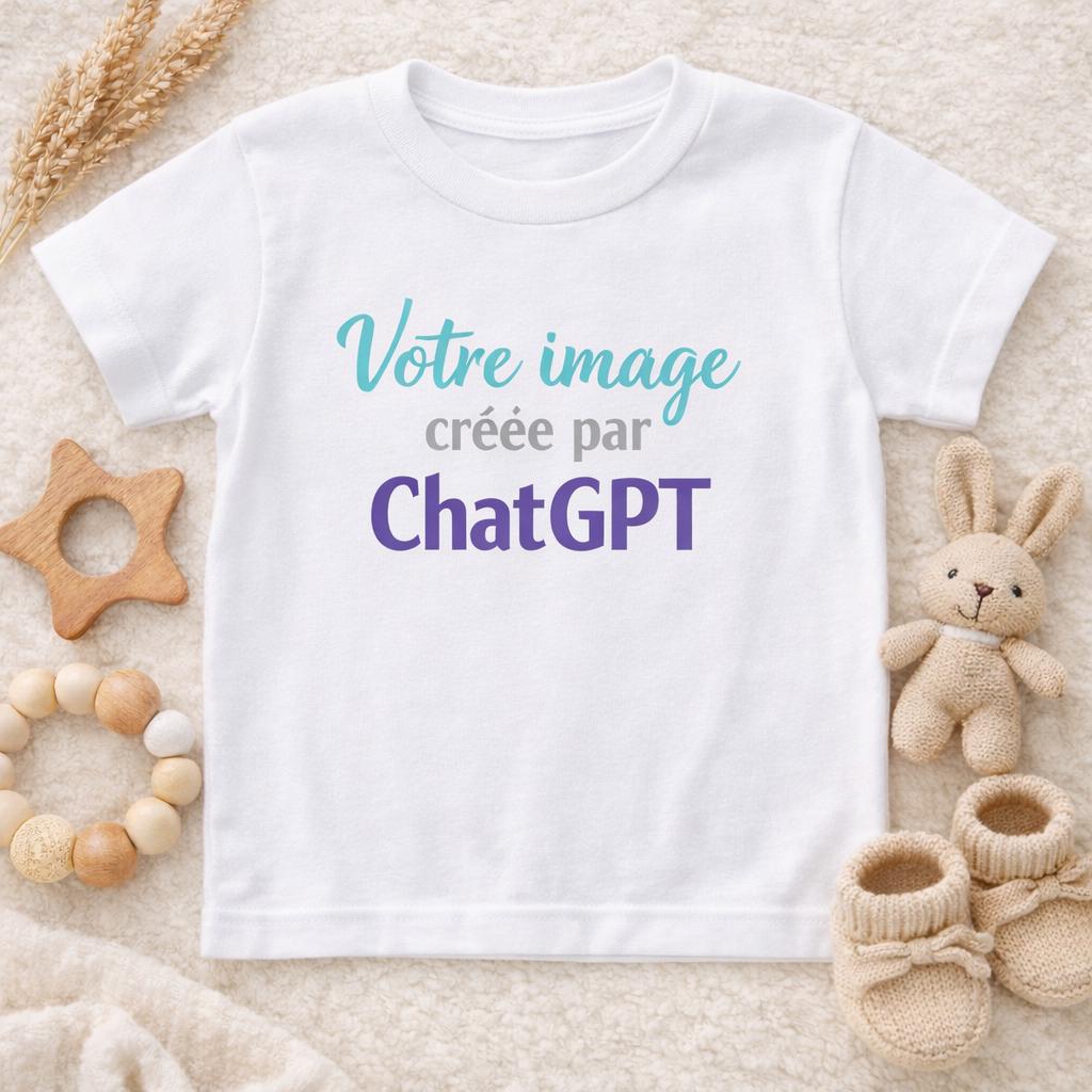 Votre photo image de ChatGPT ou IA imprimé sur Body ou Tshirt